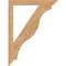 Ekena Millwork Funston Traditional Smooth Bracket, Western Red Cedar, 3 1/2"W x 36"D x 48"H BKT04X36X48FST01SWR - alternate 2